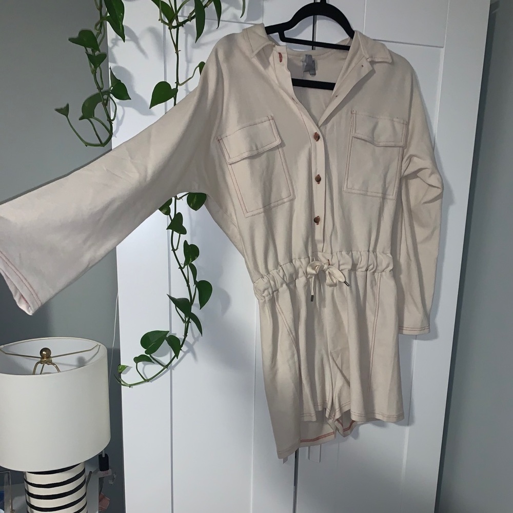 ASOS Longsleeve Shorts Industrial Romper